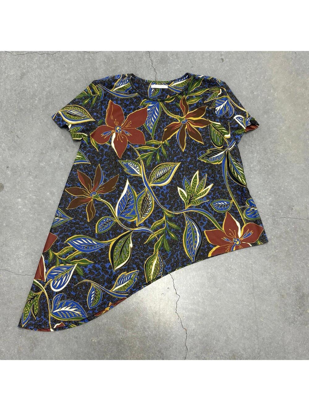 ZARA W&B Collection Tropical Floral Blouse